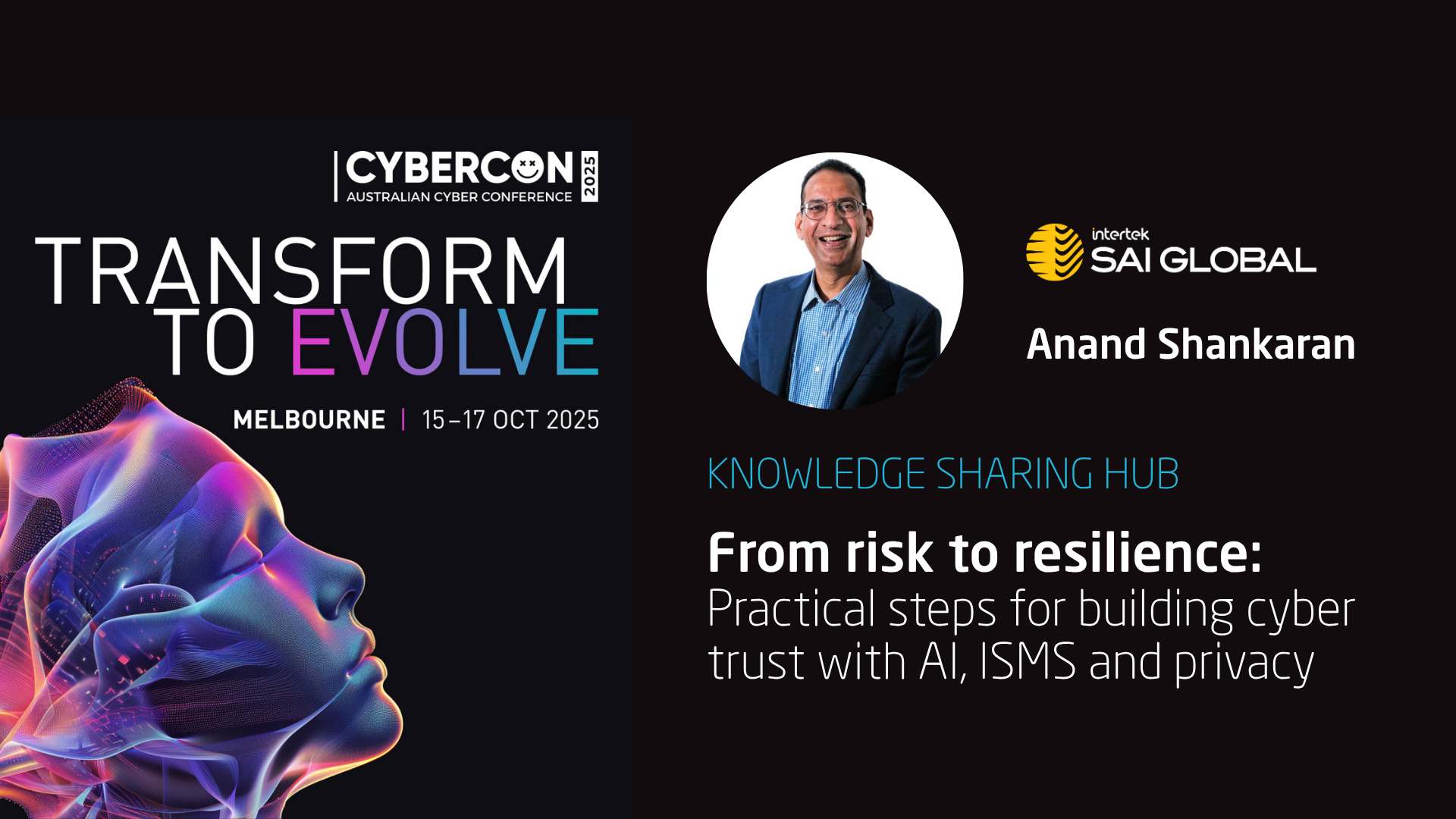 Cybercon Speaker Anand