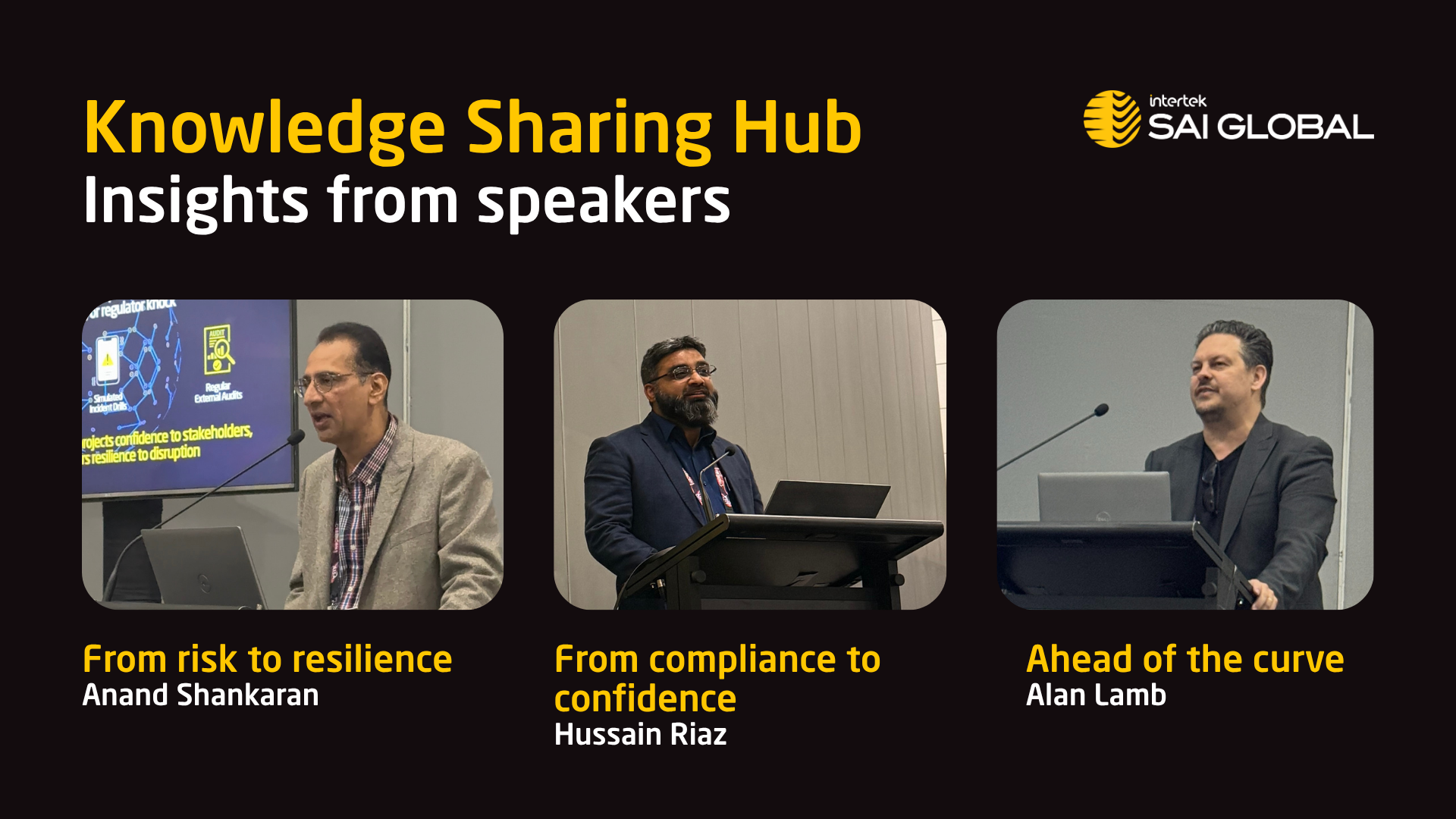 Knowledge Sharing Hub Insights from Speakers