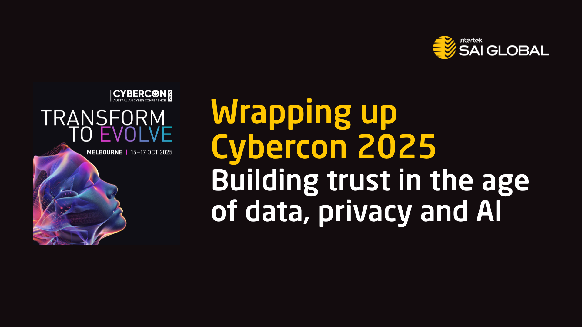 Wrapping up Cybercon
